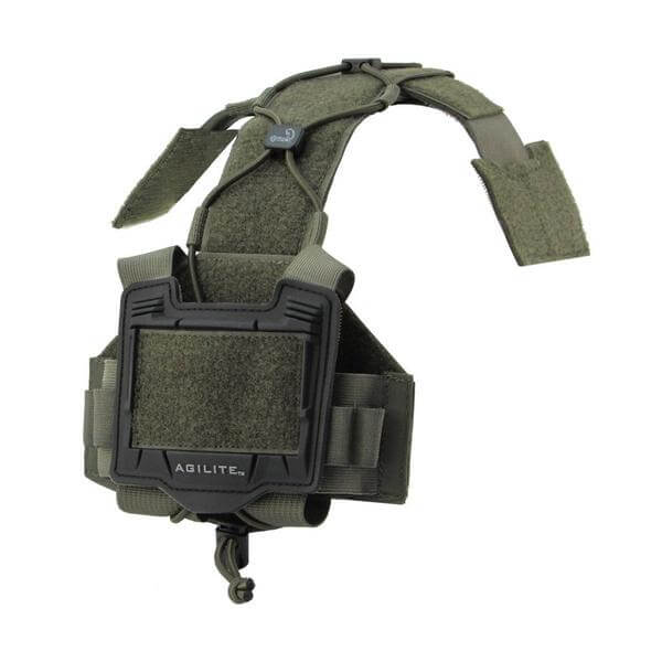 Agilite Bridge Helmet Accessory Platform, Ranger Green, view 1