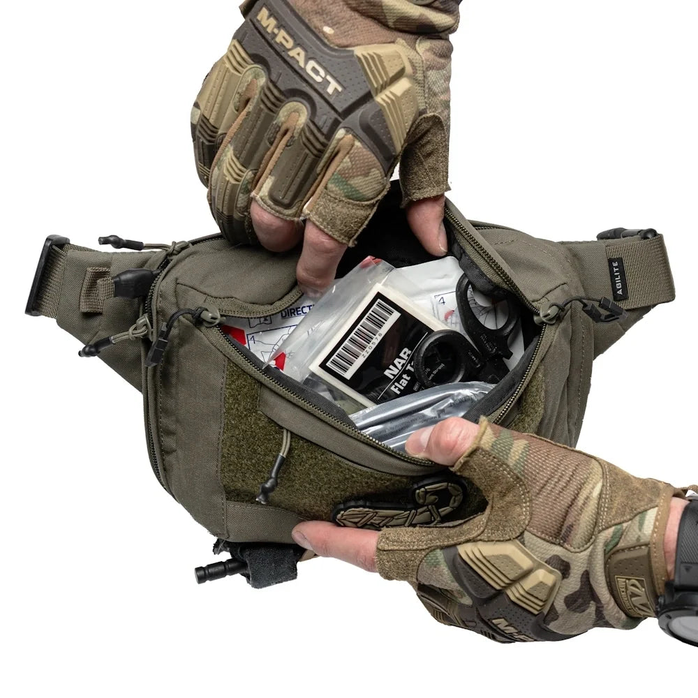 Agilite Emergence™ Fanny Pack, Ranger Green, detail
