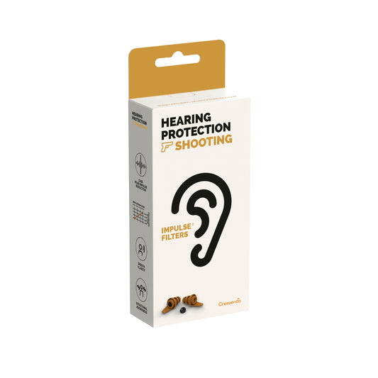 Dynamic Ear Crescendo PR-2599 HP Shooting Earplugs