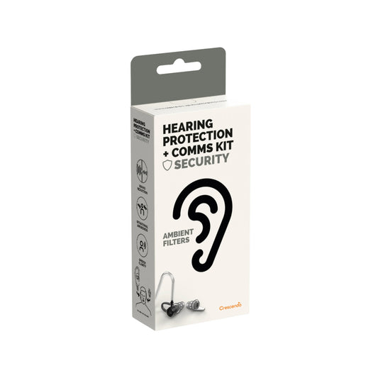 Dynamic Ear Crescendo Comms Kit — Air Tube Radio Hearing Protection