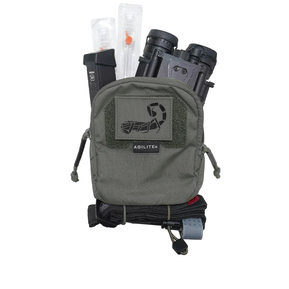 Agilite General Purpose Pouch, Ranger Green, detail