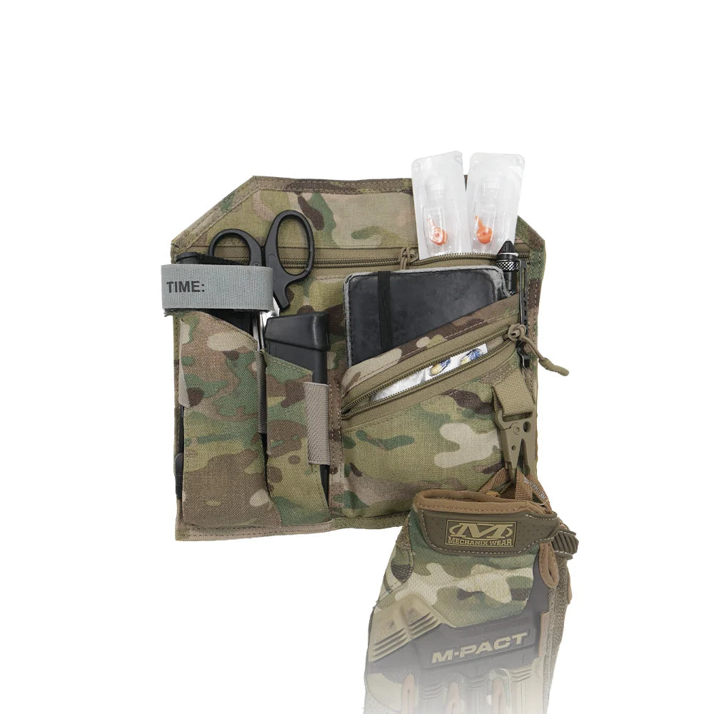 Agilite Hook Backed EDC Organizer Panel, Multicam, second view