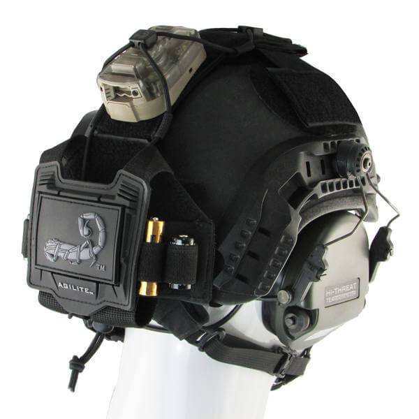 Agilite Bridge Helmet Accessory Platform, Black, view 2