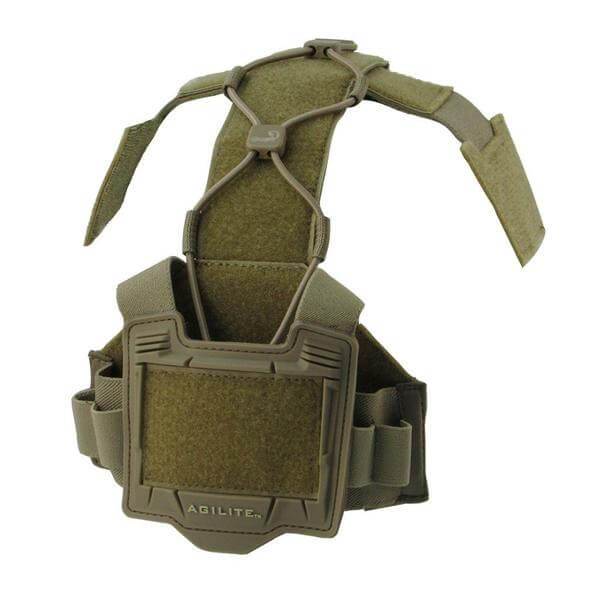 Agilite Bridge Helmet Accessory Platform, Coyote Tan, view 1