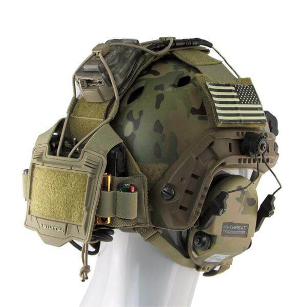 Agilite Bridge Helmet Accessory Platform, Coyote Tan, view 2