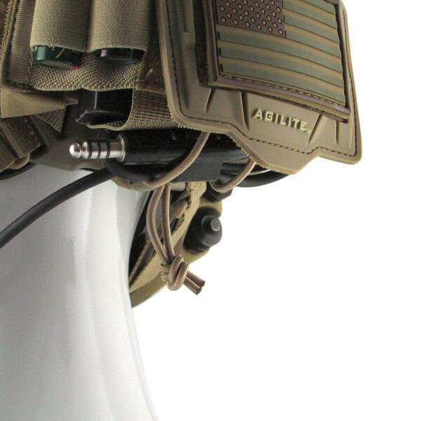Agilite Bridge Helmet Accessory Platform, Coyote Tan, view 3