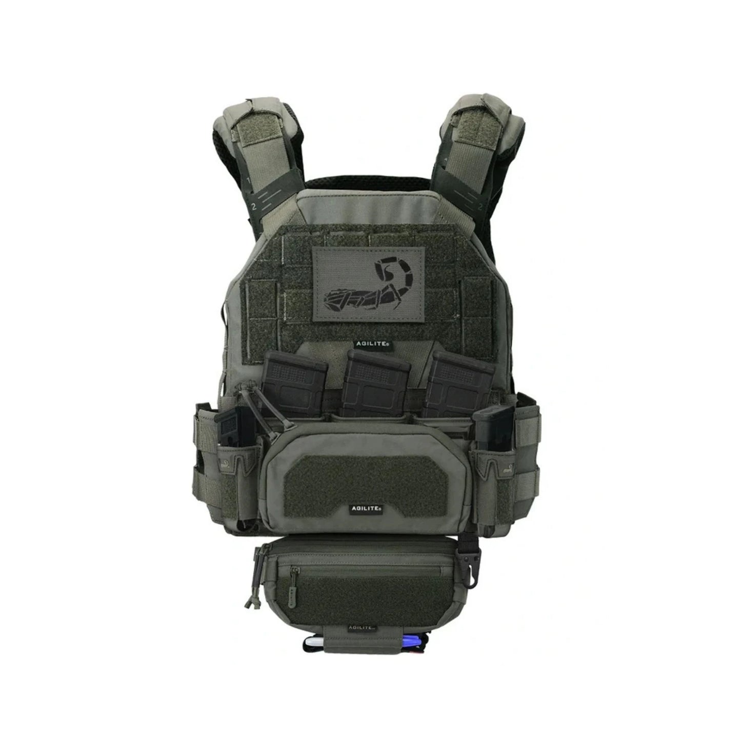Agilite K-ZERO Ranger Green with attachments