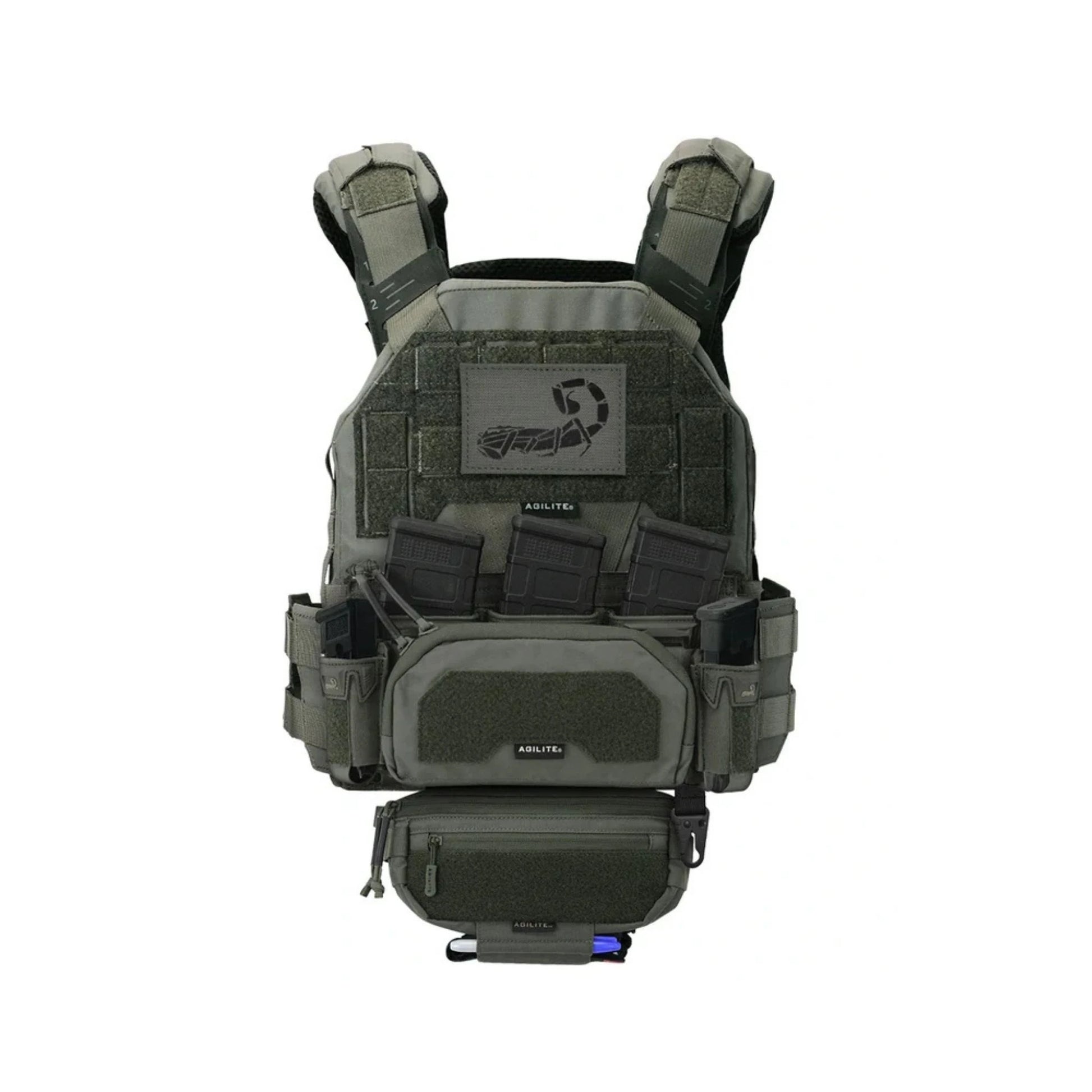 Agilite K-ZERO Ranger Green with attachments