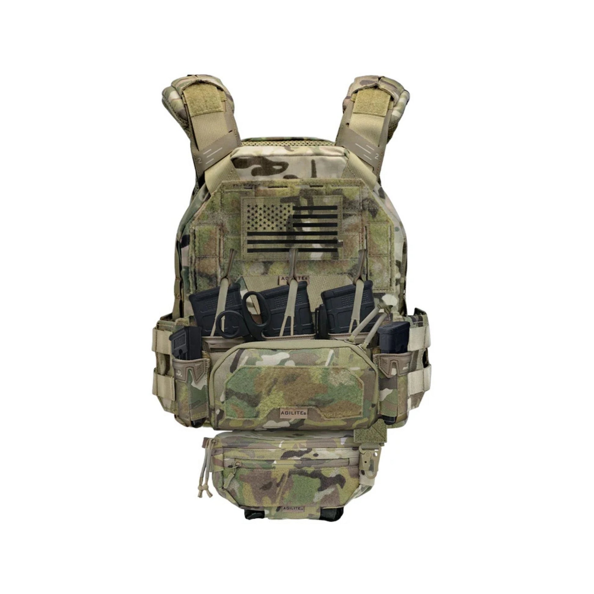 Agilite K-ZERO Multicam with attachments