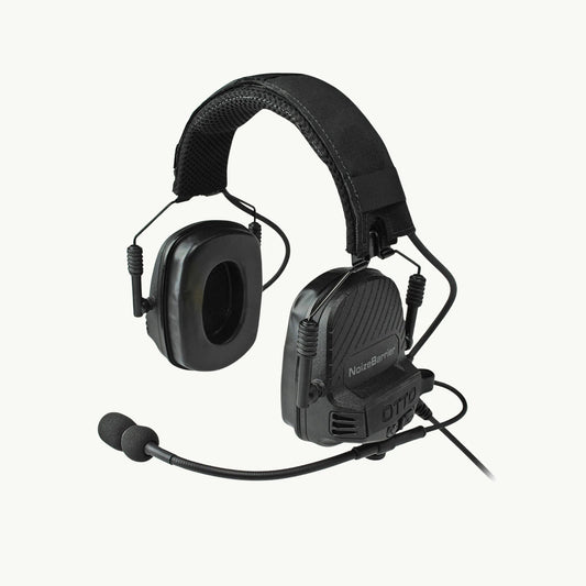 OTTO NoizeBarrier TAC Headset – Black / Single Downlead (TP-120)