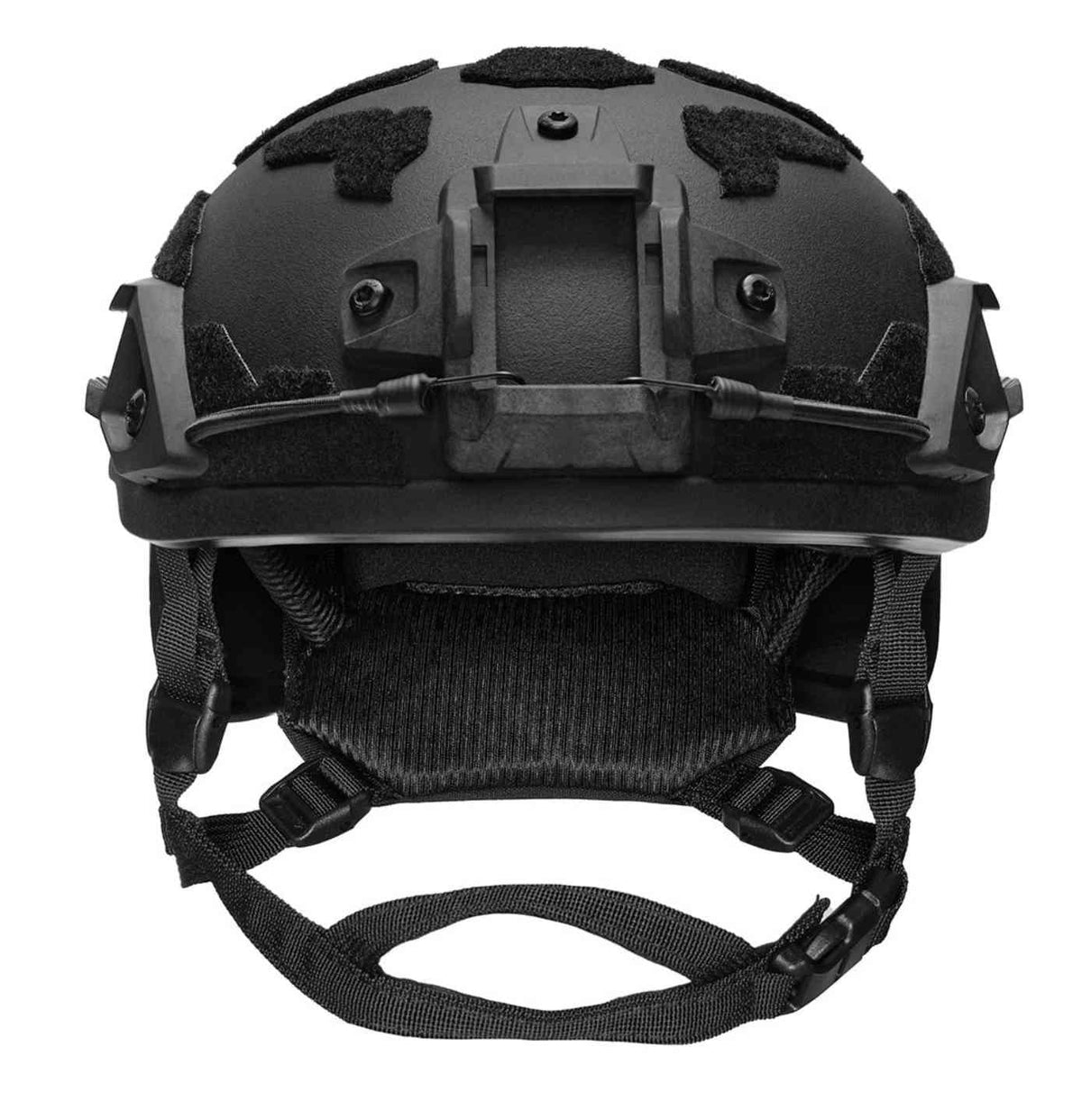 PGD ARCH Ballistic Helmet, front view (Black)