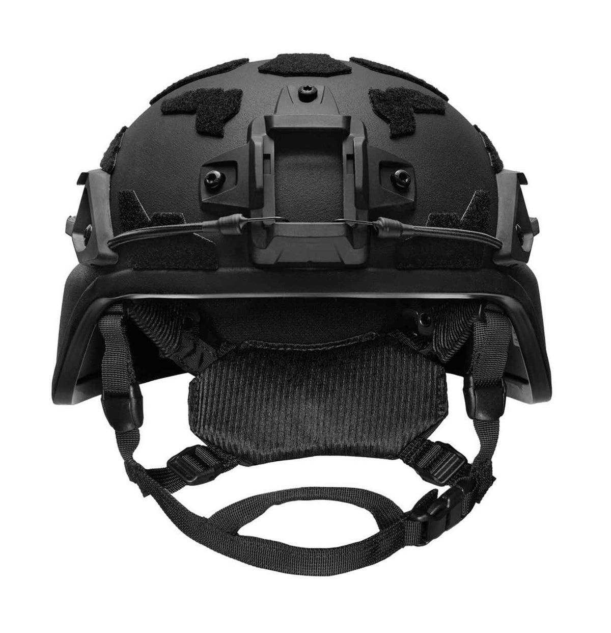 PGD MICH Ballistic Helmet, front view (Black)