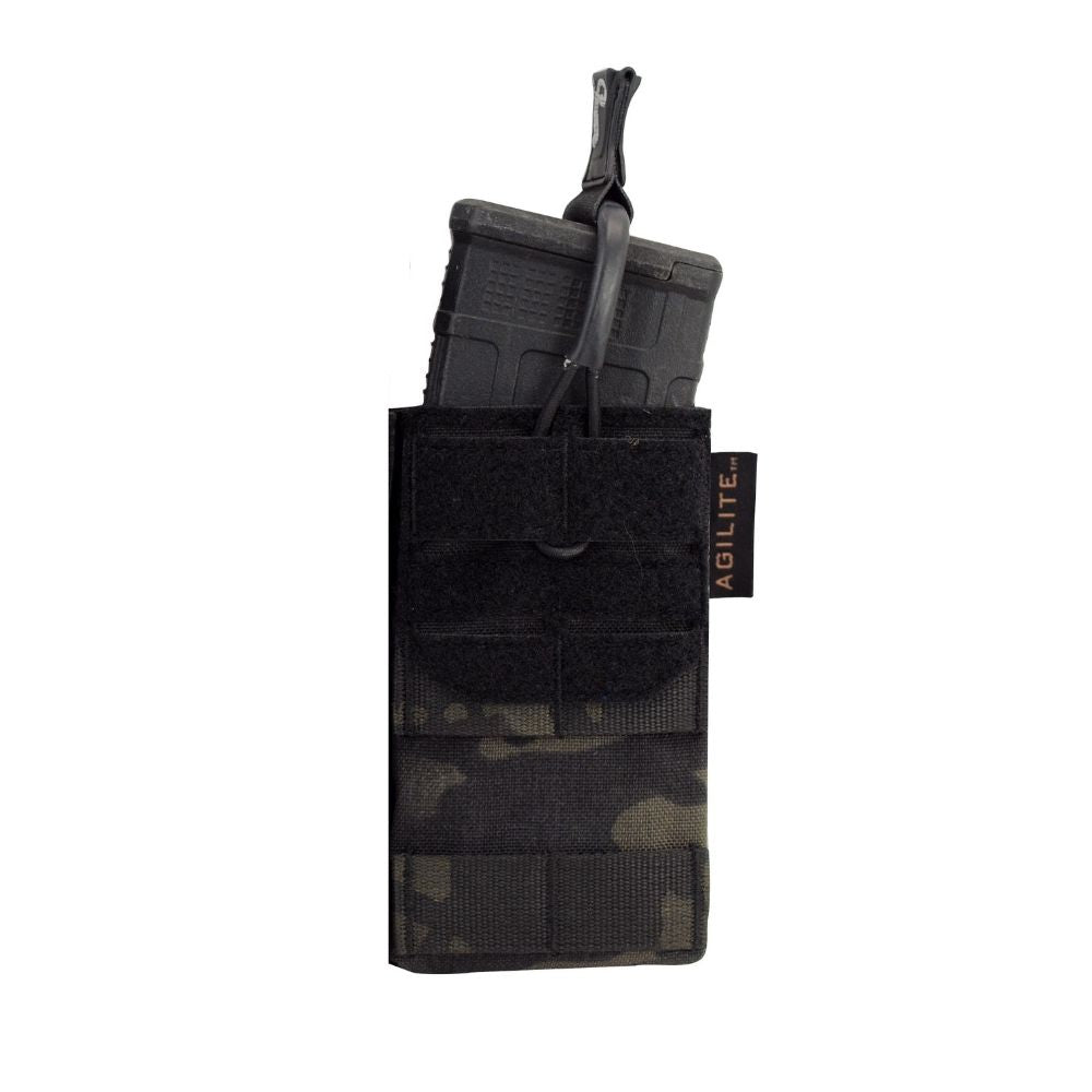Agilite AG1™ 5.56 Single Mag Pouch, Multicam Black, front