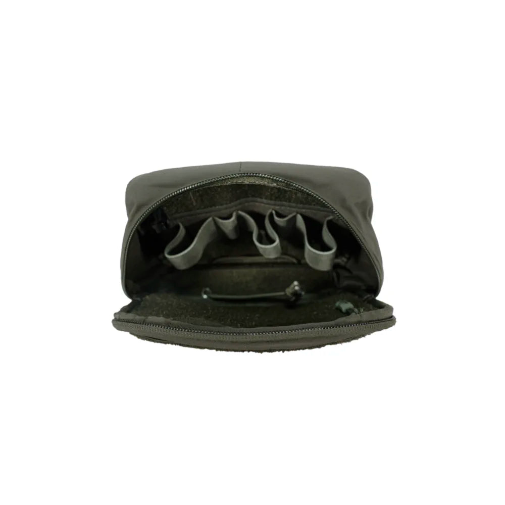 Agilite General Purpose Pouch Large, Ranger Green, inside