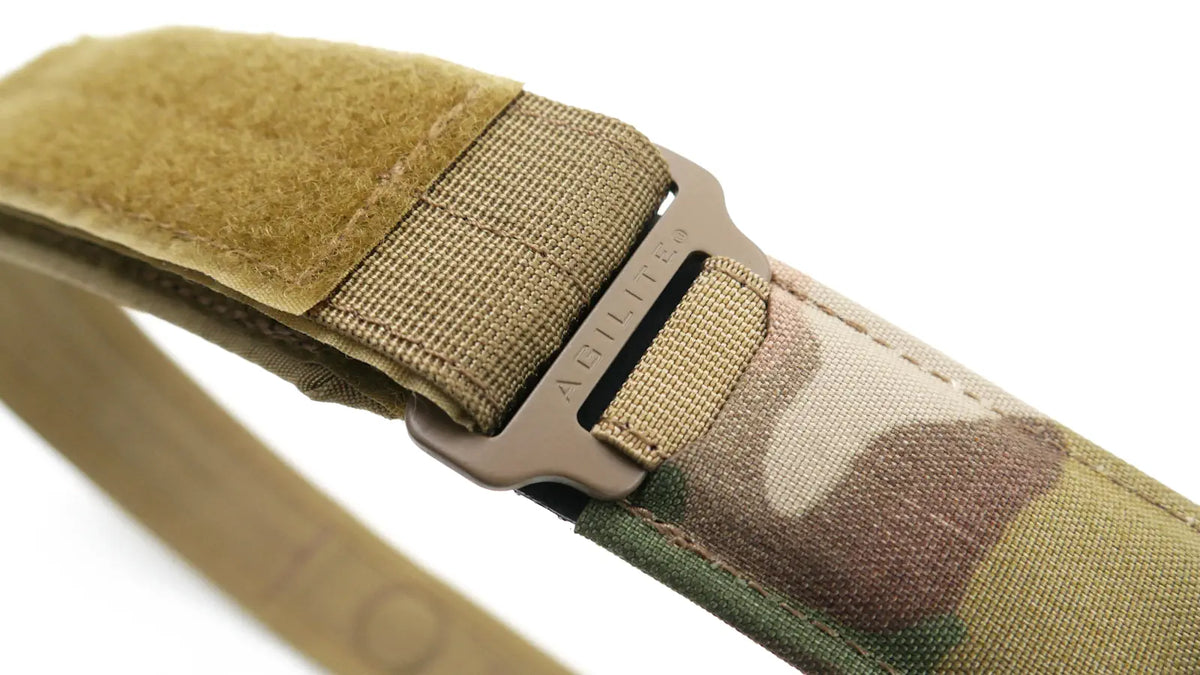 Agilite Magnetix EDC Belt, Multicam, buckle detail